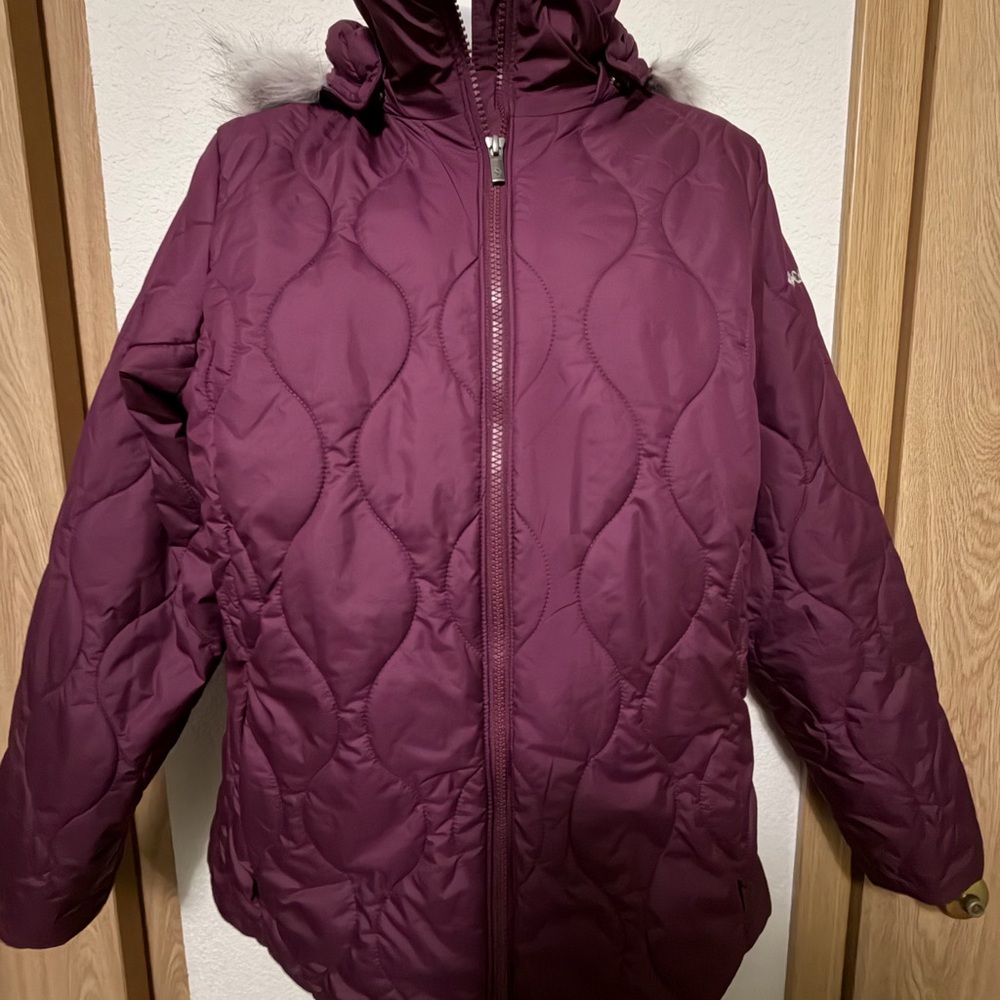 Columbia Women's Purple Quilted Puffer Jacket